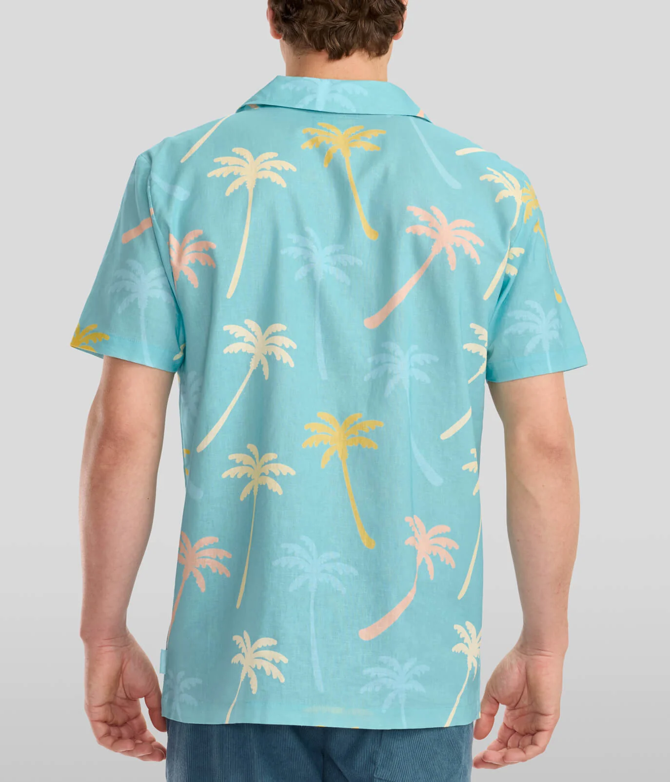Men's Counting Palms Linen Cabana Shirt - Image 4
