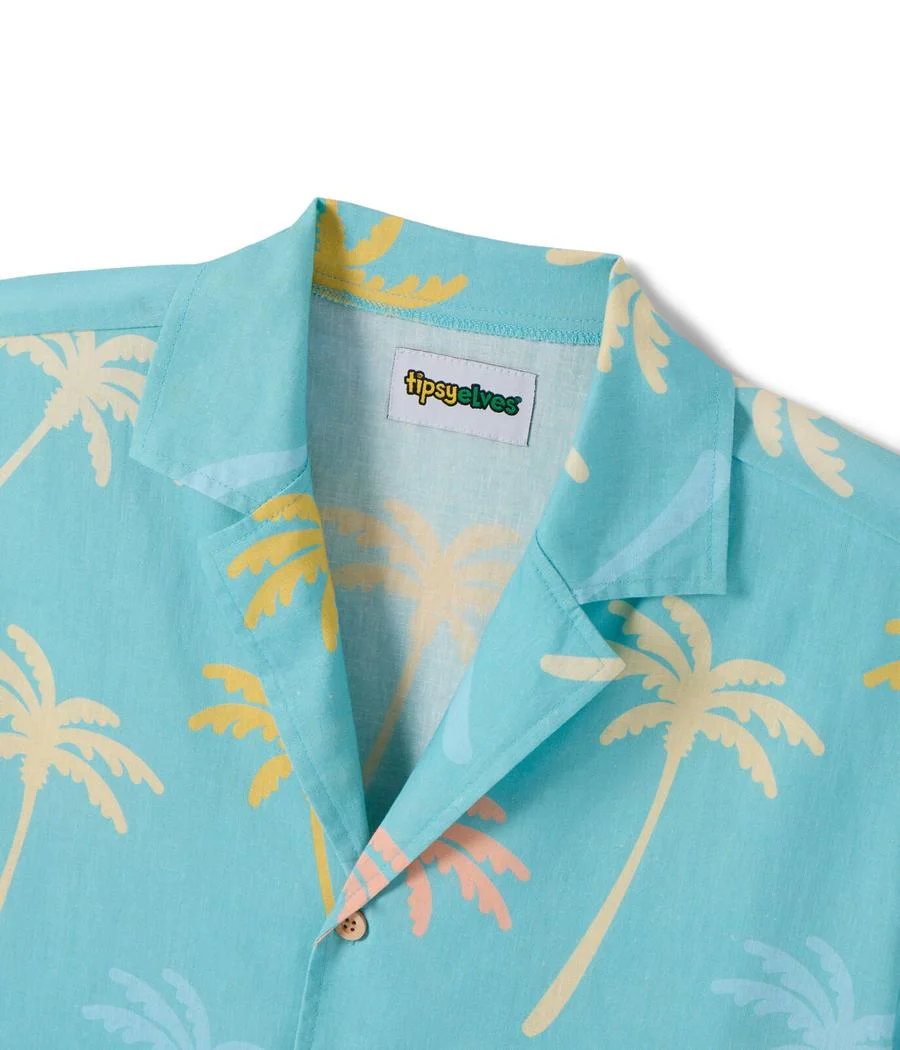 Men's Counting Palms Linen Cabana Shirt - Image 6
