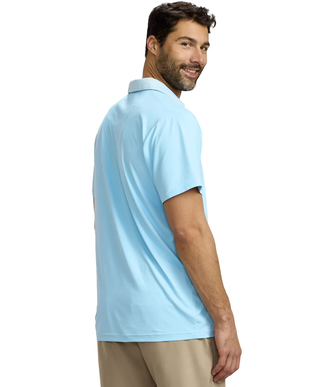 Men's Dumb Blue Tuxedo Golf Polo - Image 3