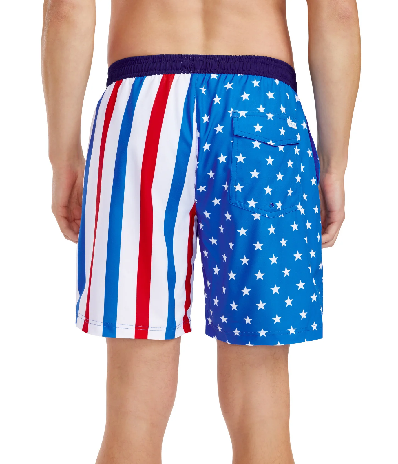 United Stripes Stretch Swim Trunks - 7.5" Inseam - Image 3