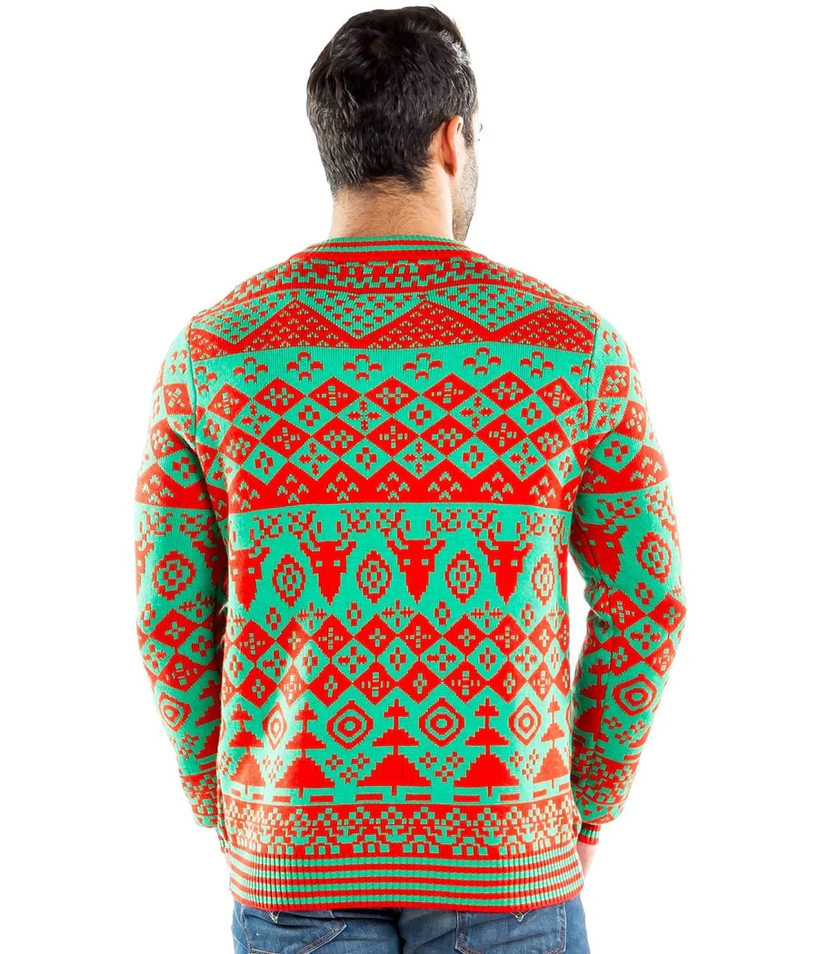 Men's Bottle Opener Ugly Christmas Sweater - Image 2