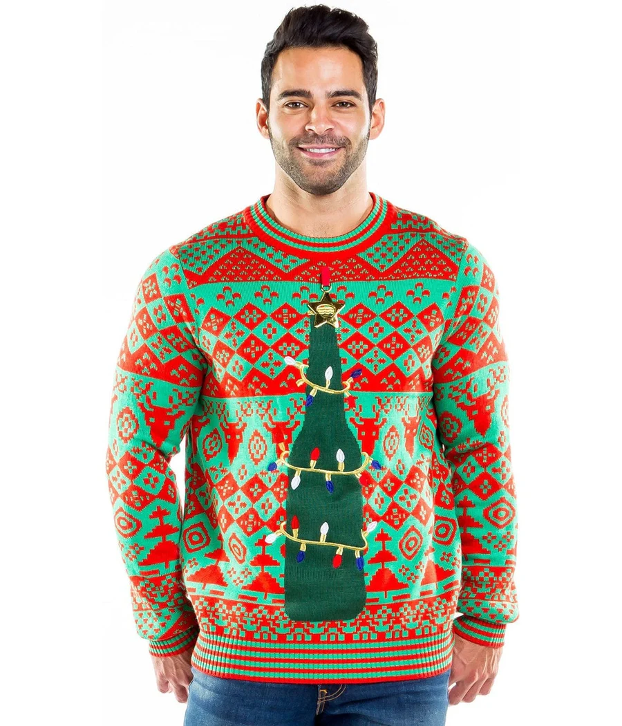 Men's Bottle Opener Ugly Christmas Sweater - Image 5