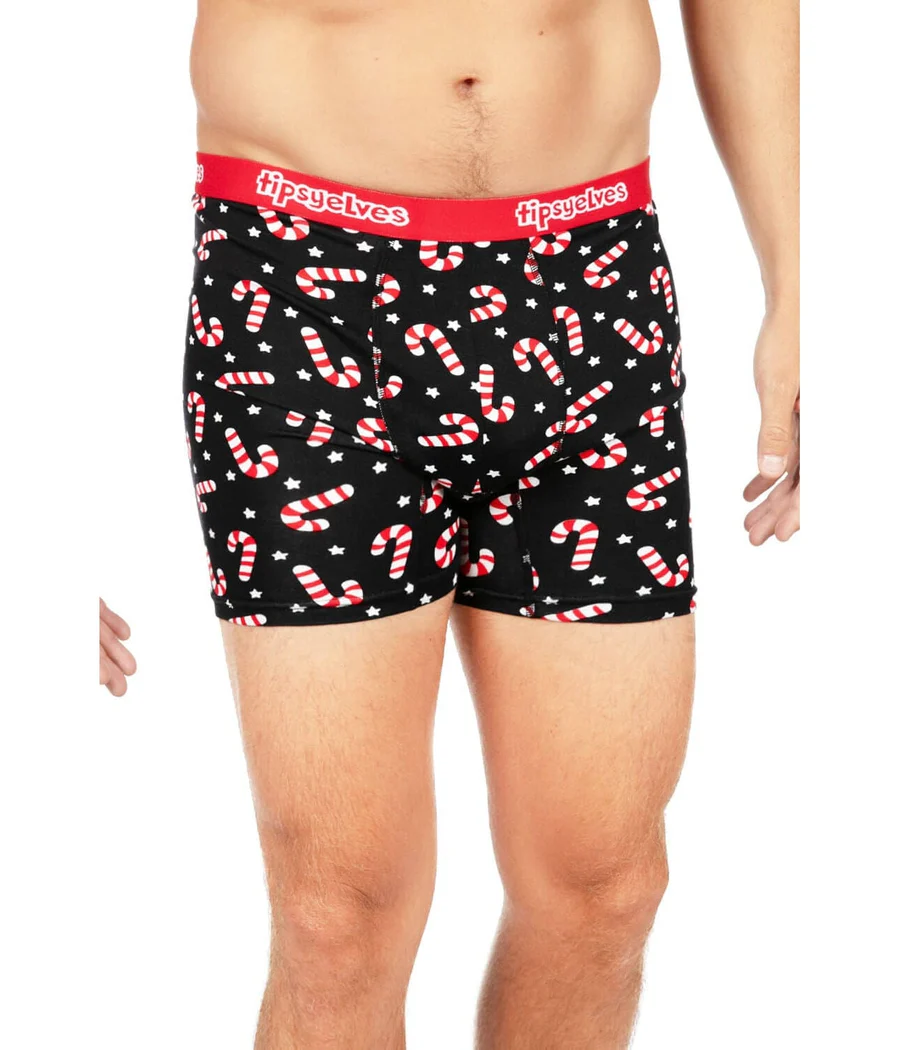 Men's Candy Cane Lane Boxer Briefs - Image 2