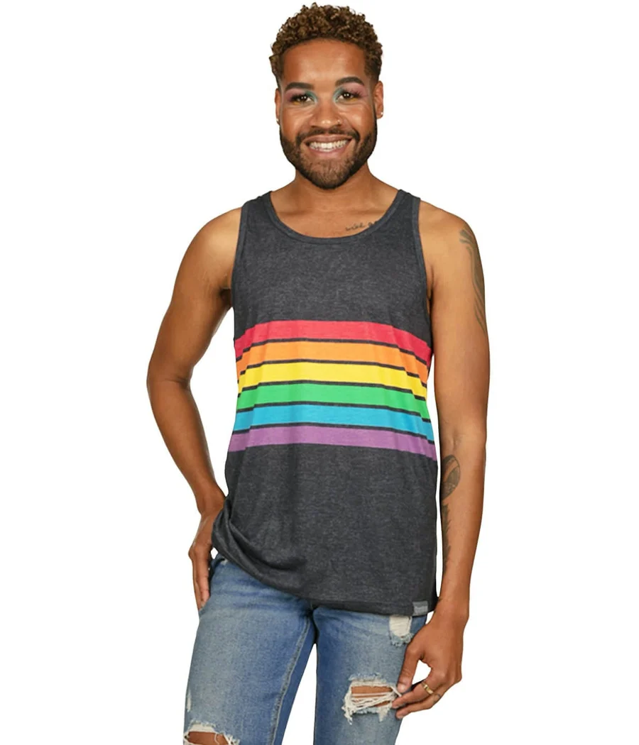 Charcoal Rainbow All the Way Tank Top - Image 3