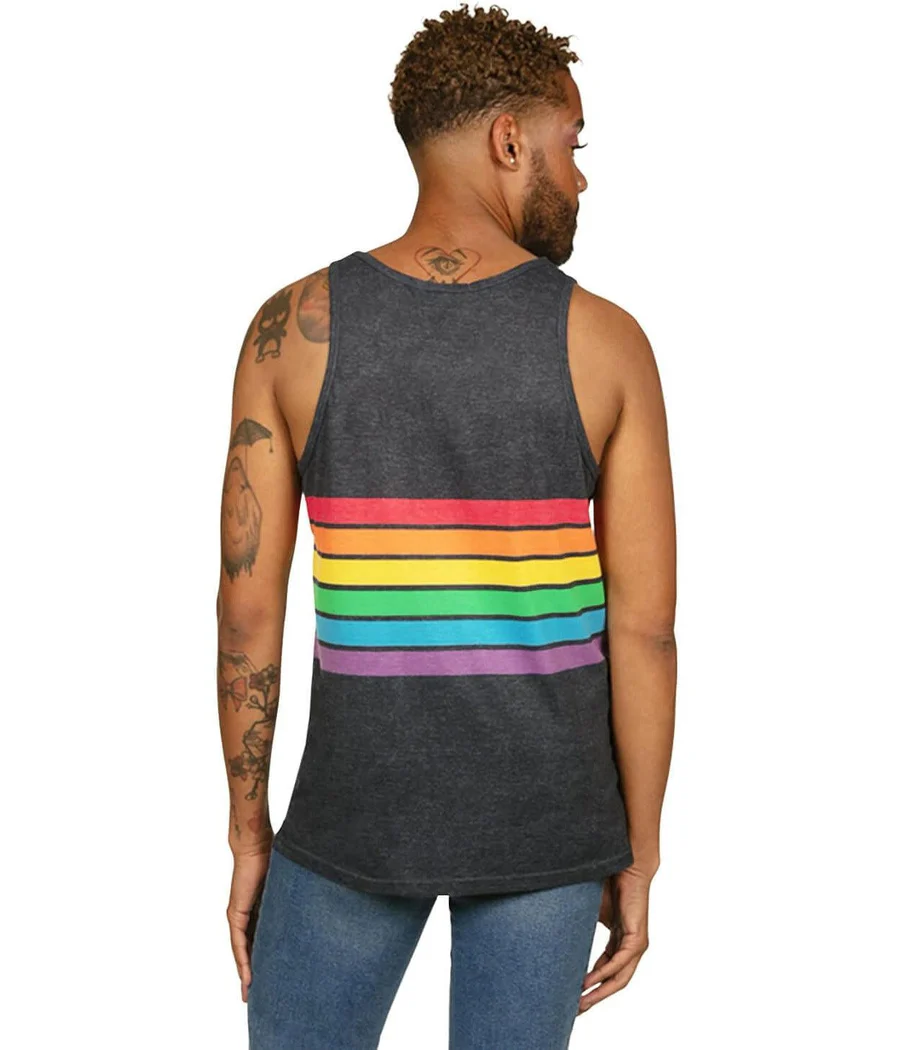 Charcoal Rainbow All the Way Tank Top - Image 4