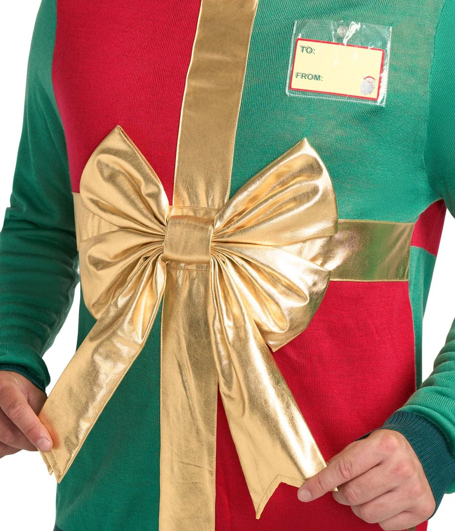 Men's Christmas Present Ugly Christmas Sweater - Image 3