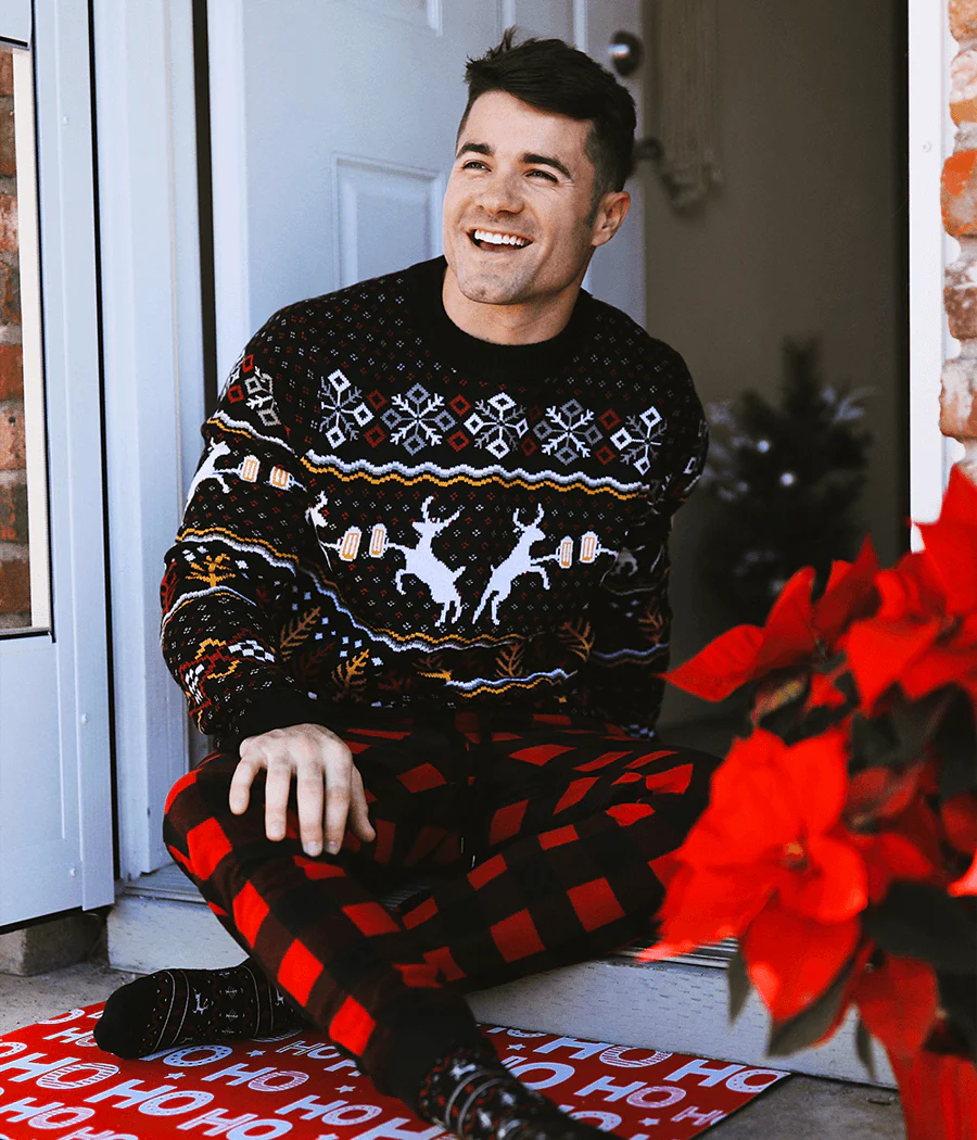 Men's Caribrew Ugly Christmas Sweater - Image 5