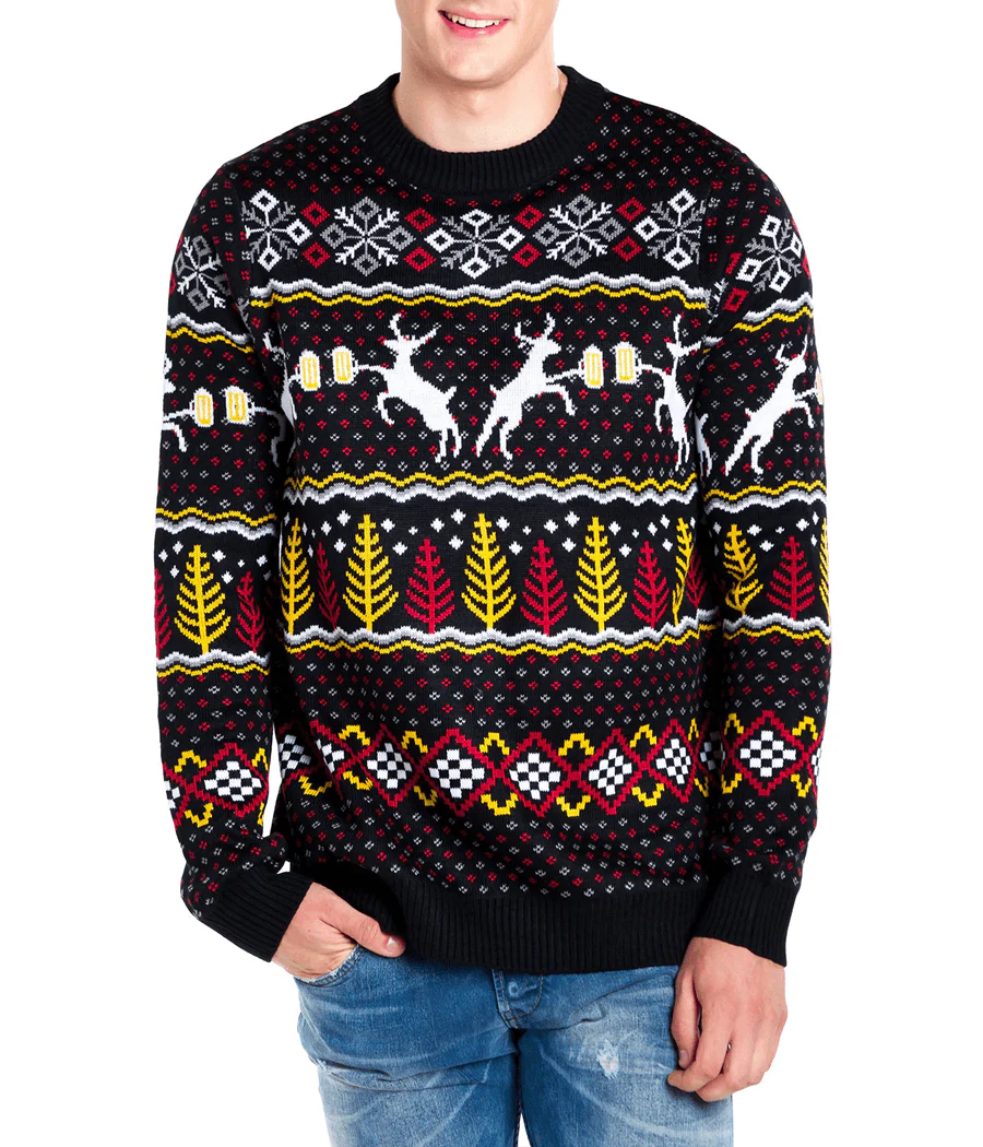 Men's Caribrew Ugly Christmas Sweater - Image 6