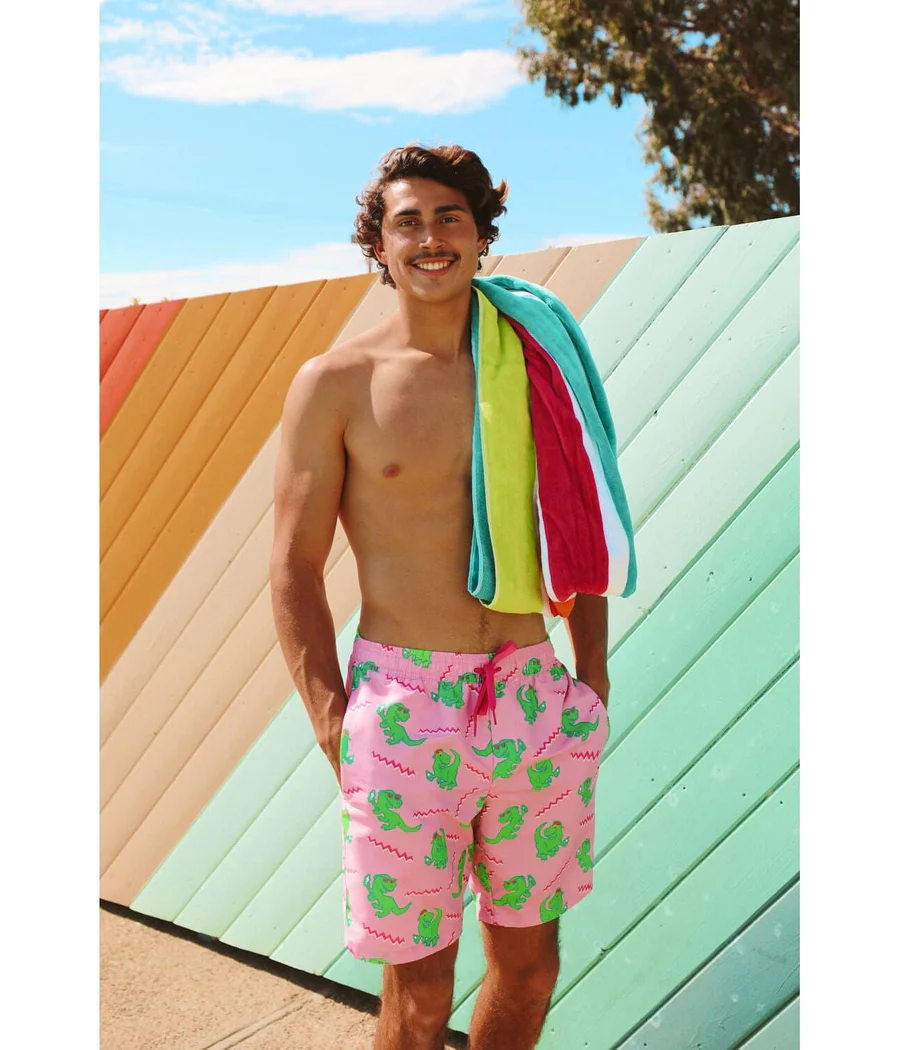 Dino Disco Swim Trunks - 7.5" Inseam - Image 2