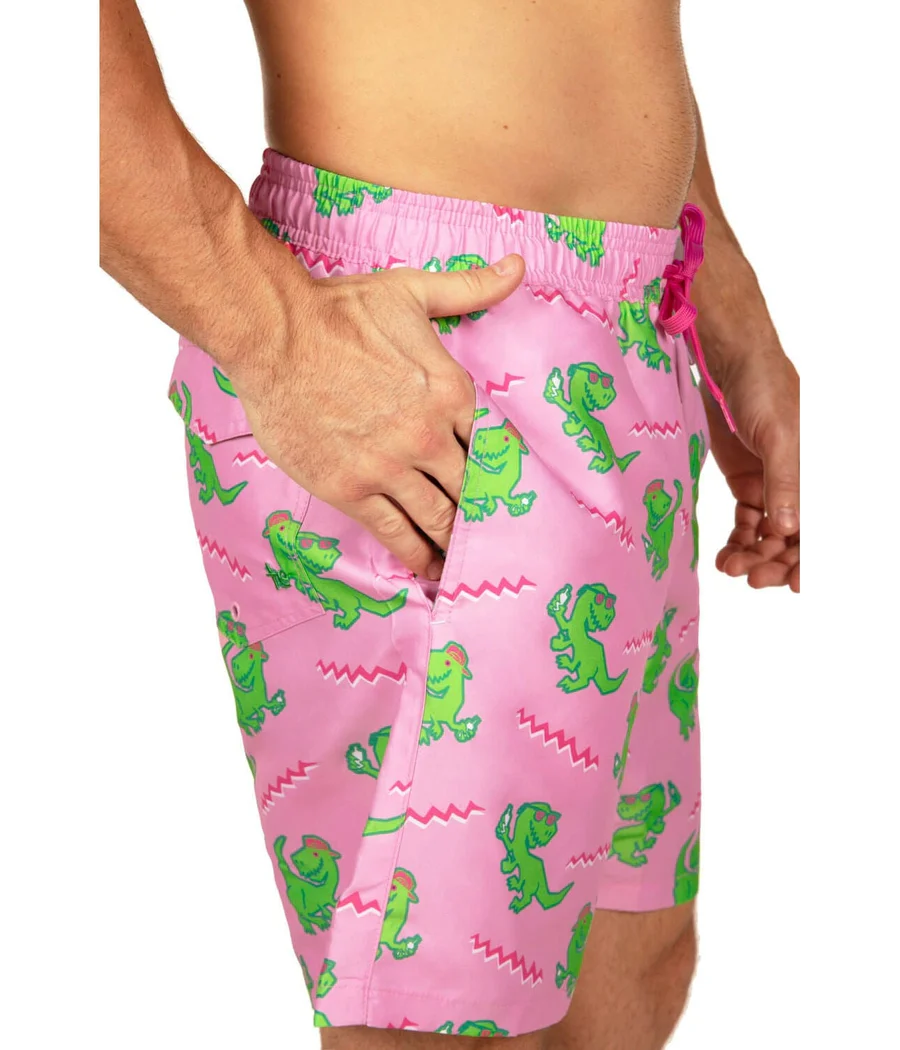 Dino Disco Swim Trunks - 7.5" Inseam - Image 3
