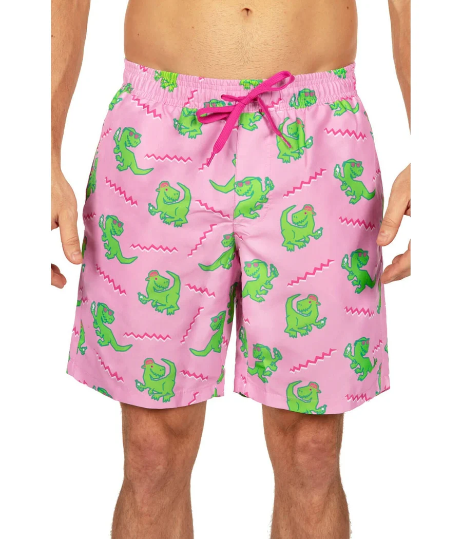 Dino Disco Swim Trunks - 7.5" Inseam - Image 4