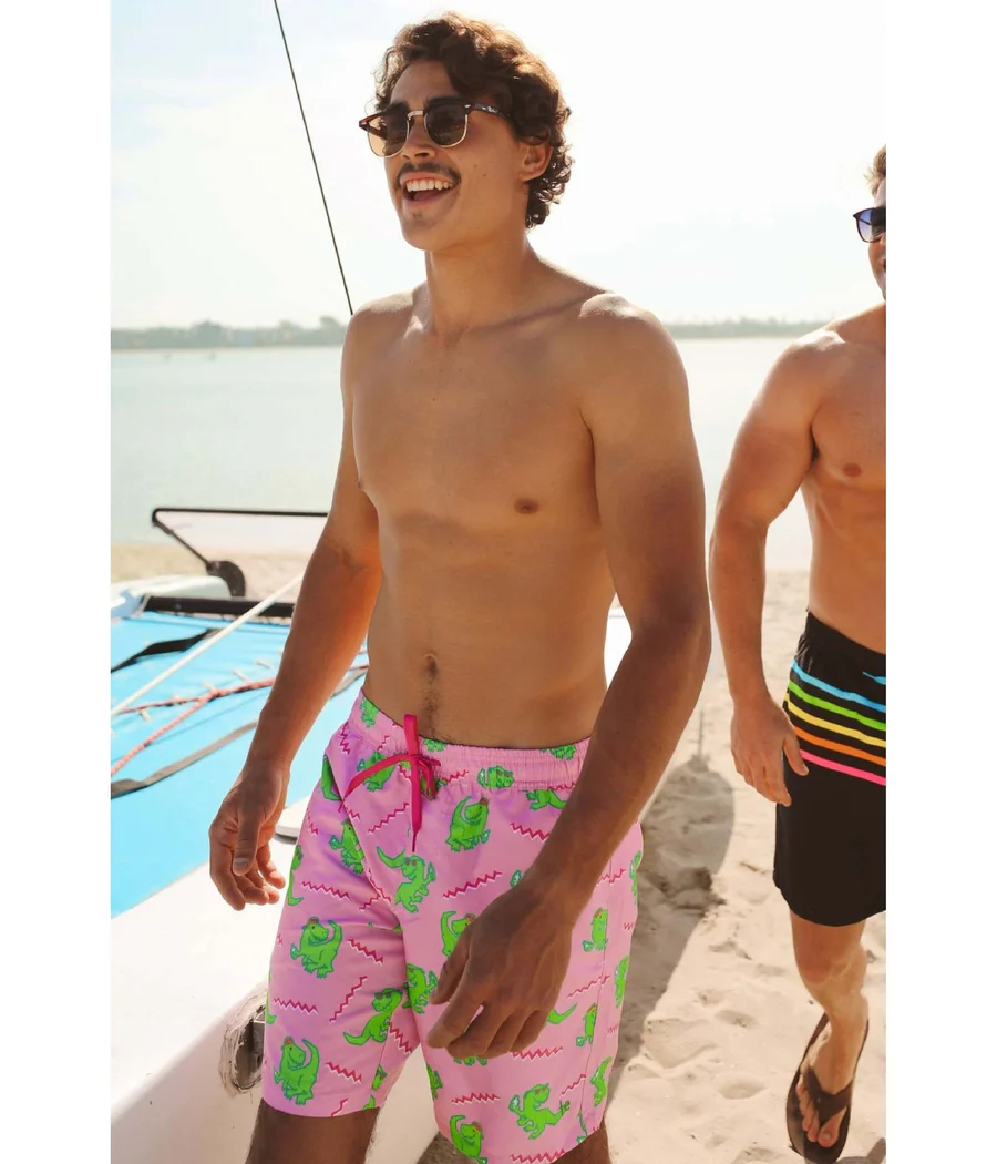 Dino Disco Swim Trunks - 7.5" Inseam - Image 6