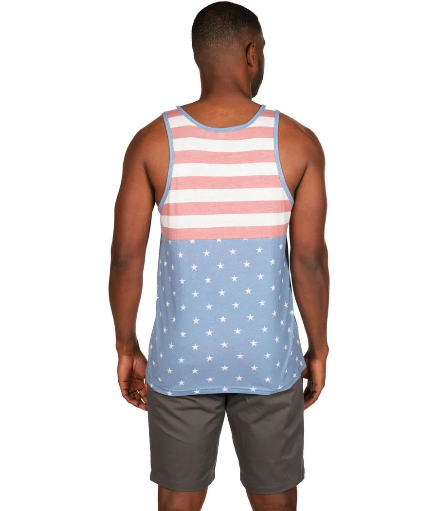Men's Faded Flag Tank Top - Image 3