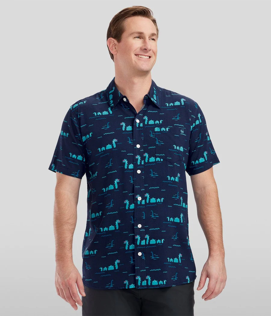 Men's Nothin' But Nessy Hawaiian Shirt - Image 3