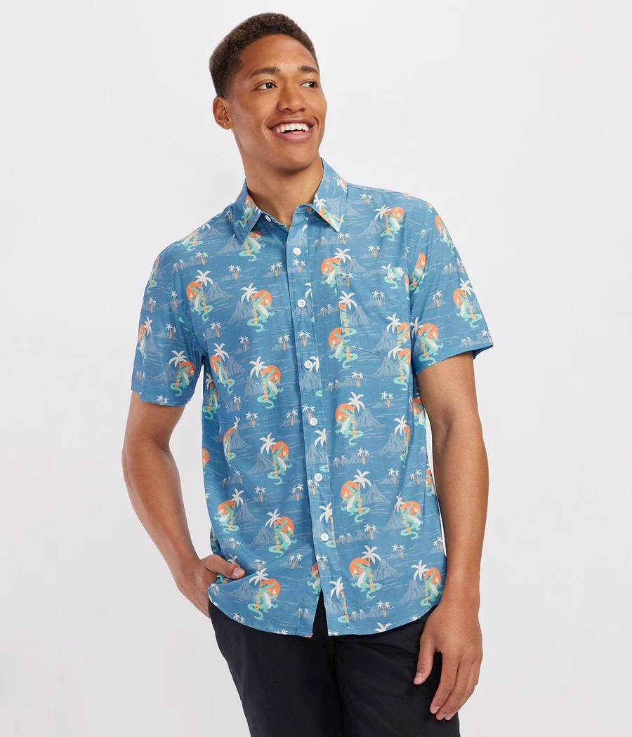 Men's Gator Flavor Hawaiian Shirt - Image 2