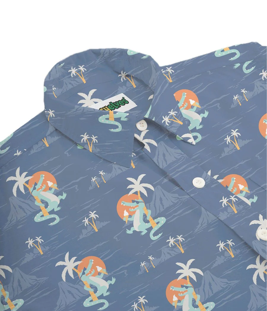 Men's Gator Flavor Hawaiian Shirt - Image 4