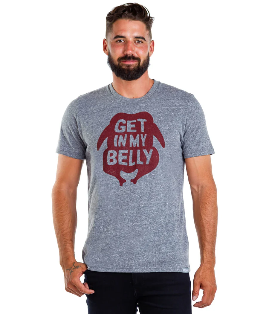Men's Get In My Belly Tee - Image 2