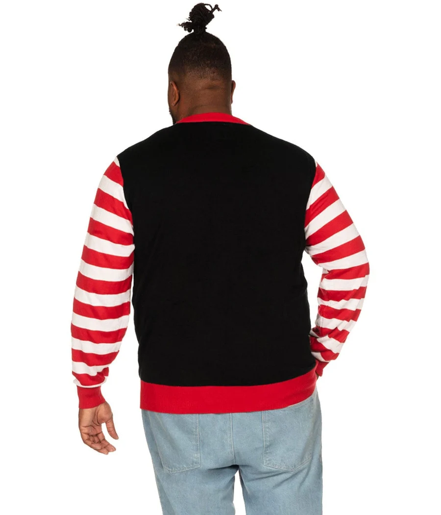 Men's Get Lit Light Up Big and Tall Ugly Christmas Sweater - Image 3