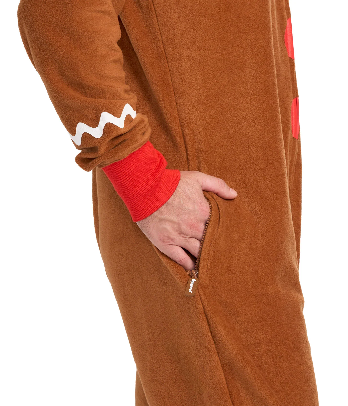 Men's Gingerbread Man Jumpsuit - Image 3