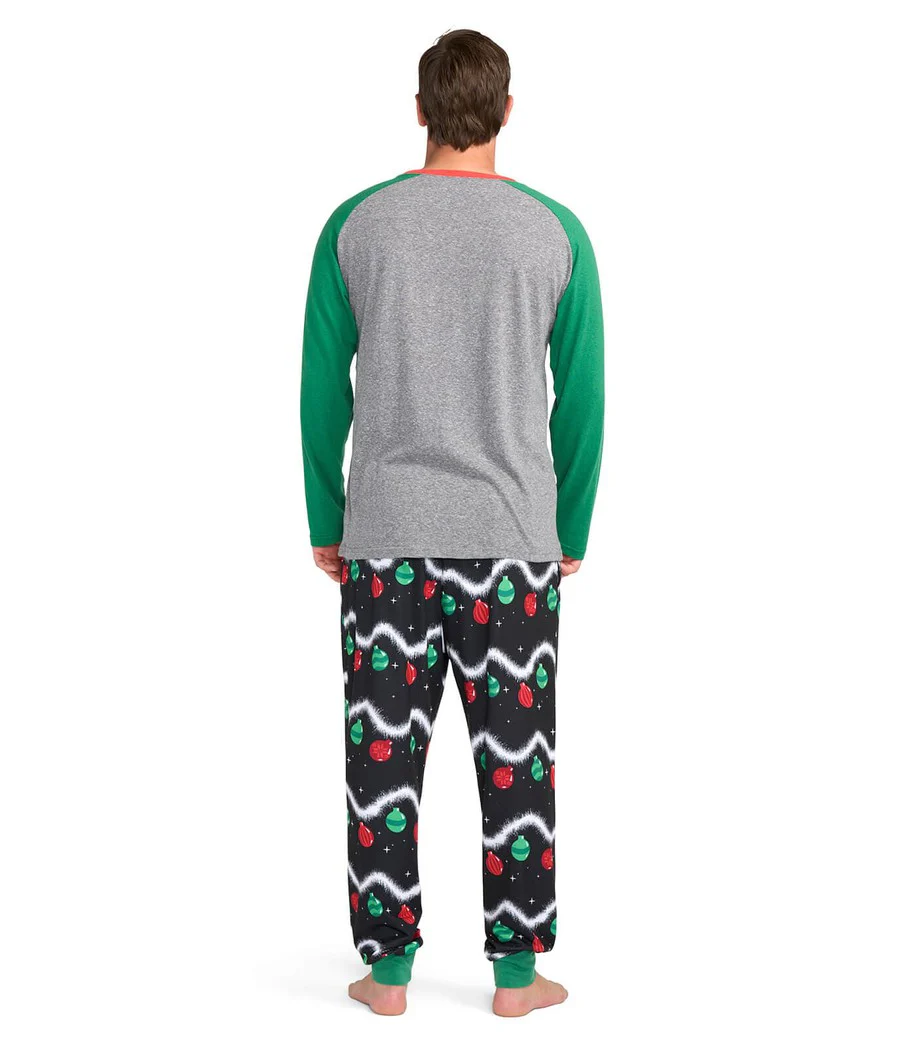 Men's Jingle Balls Crew Neck Pajama Set - Image 2