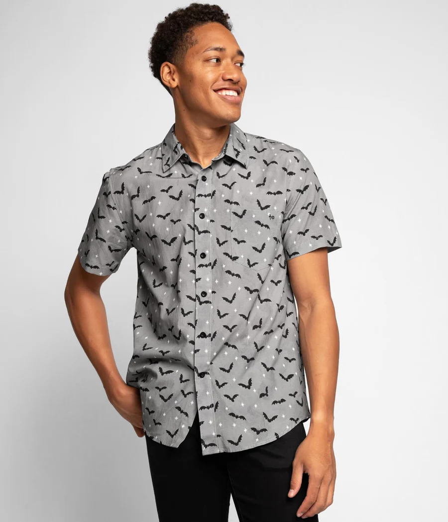 Men's Bats Button Down Shirt - Image 2