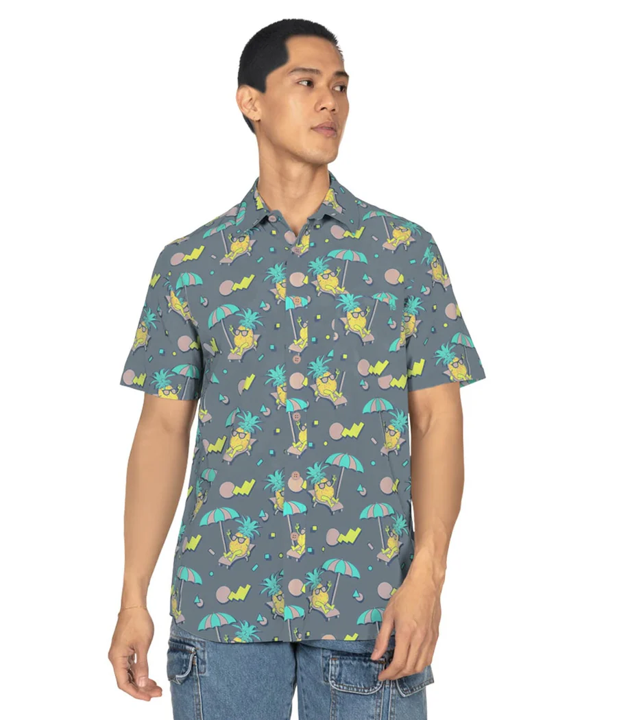 Men's Peace Out Pineapple Hawaiian Shirt - Image 2