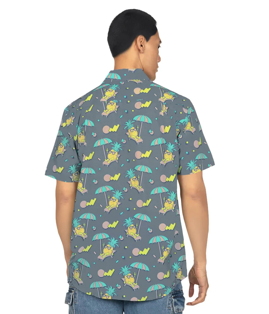 Men's Peace Out Pineapple Hawaiian Shirt - Image 3