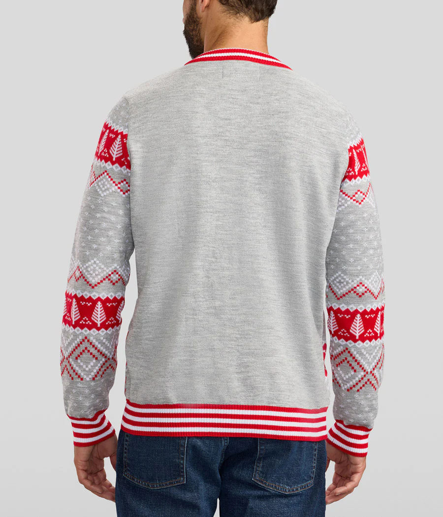 Men's Rudolph Light Up Ugly Christmas Sweater - Image 2