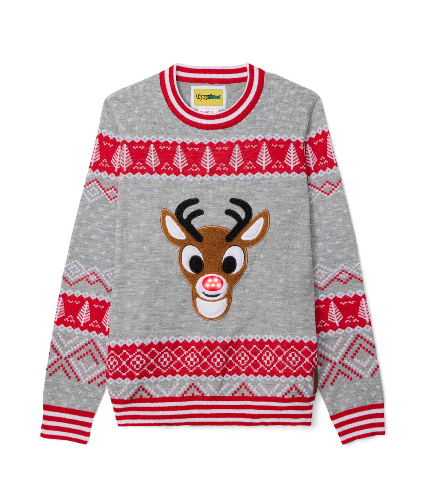 Men's Rudolph Light Up Ugly Christmas Sweater - Image 8