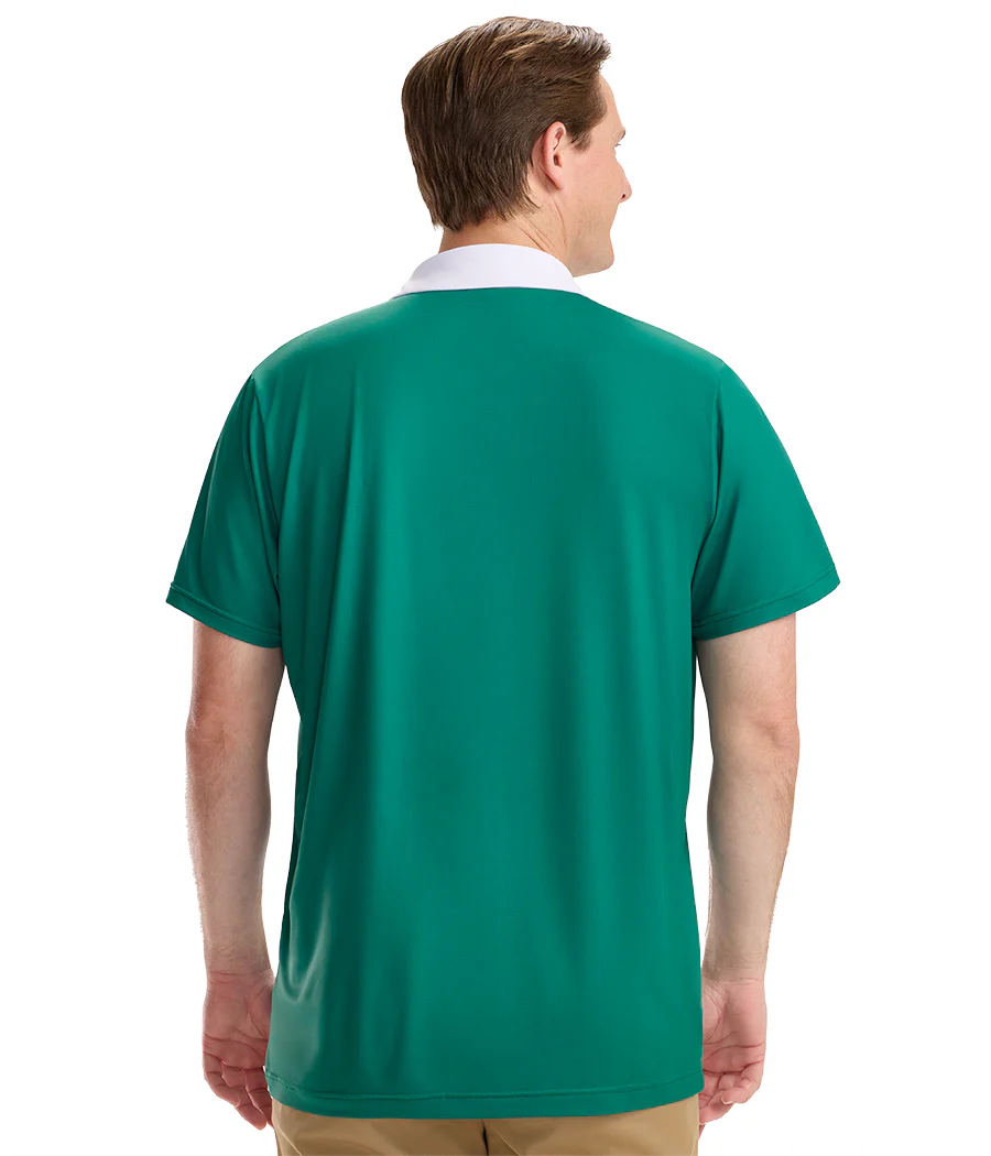 Men's Green Blazer Golf Polo - Image 4