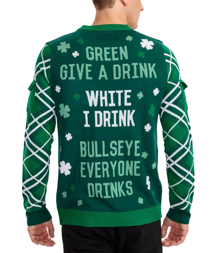 Men's St. Paddy's Drinking Game Sweater - Image 2