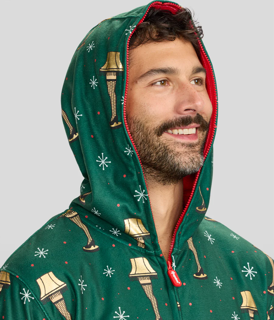 Men's Christmas Story Leg Lamp Jumpsuit - Image 4