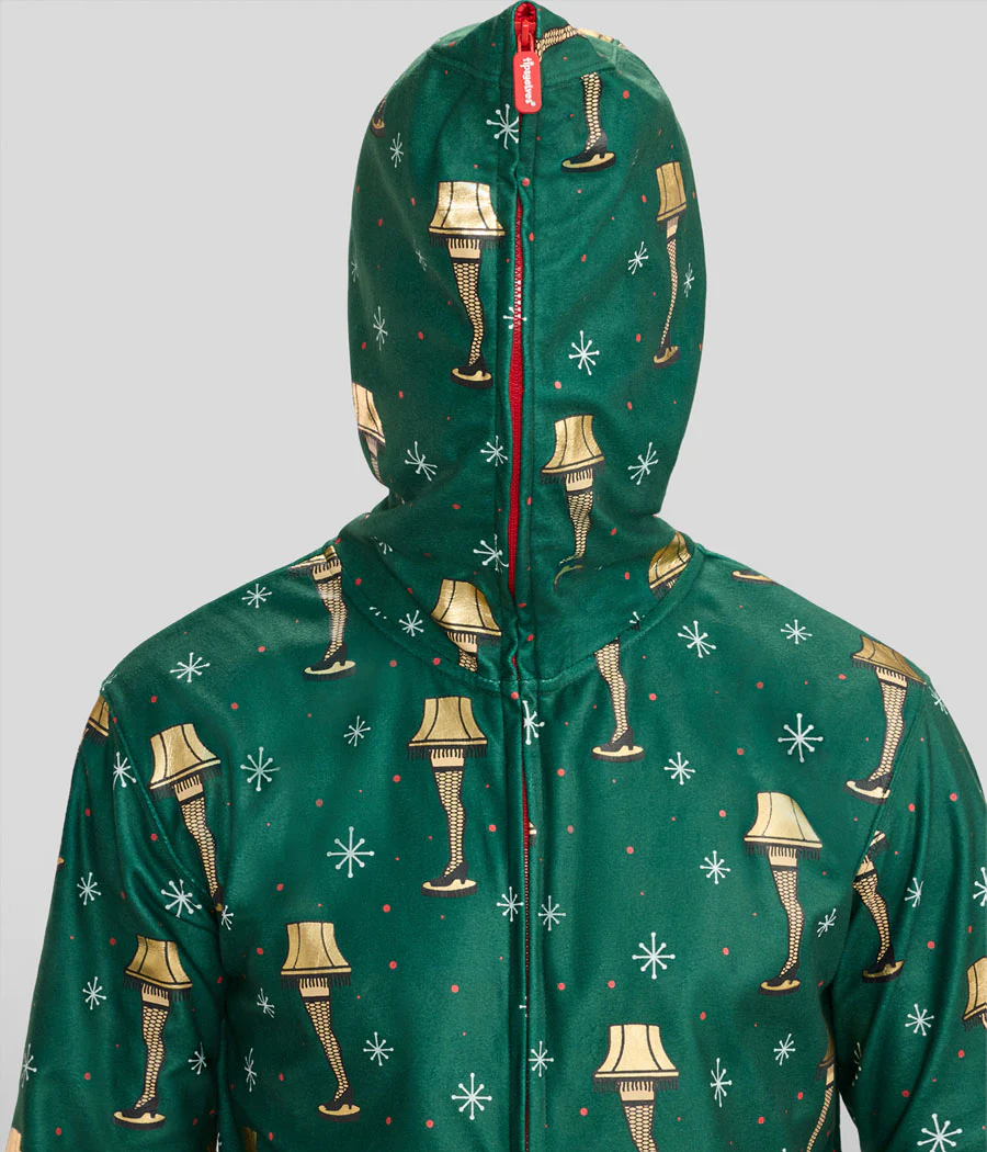 Men's Christmas Story Leg Lamp Jumpsuit - Image 5