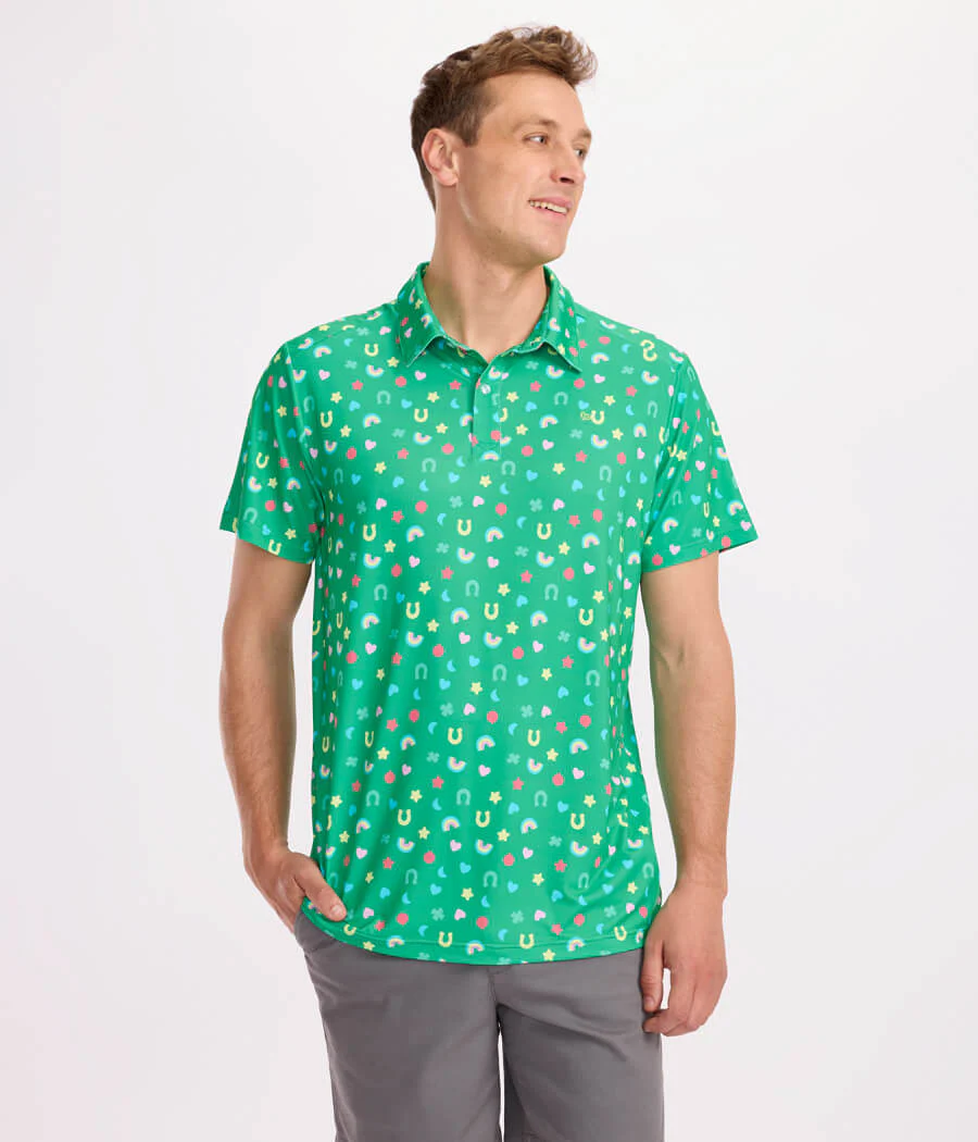 Men's Lucky Charmer Golf Polo - Image 2