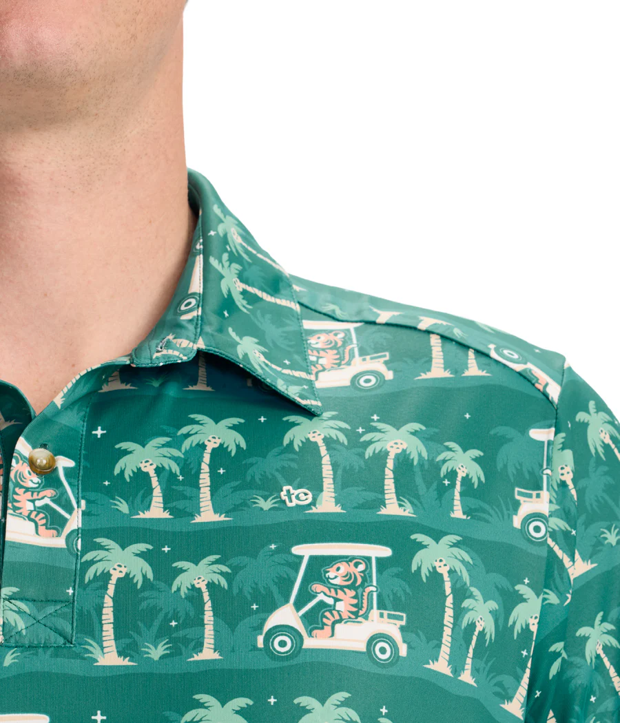 Men's Tiger in the Woods Golf Polo - Image 4