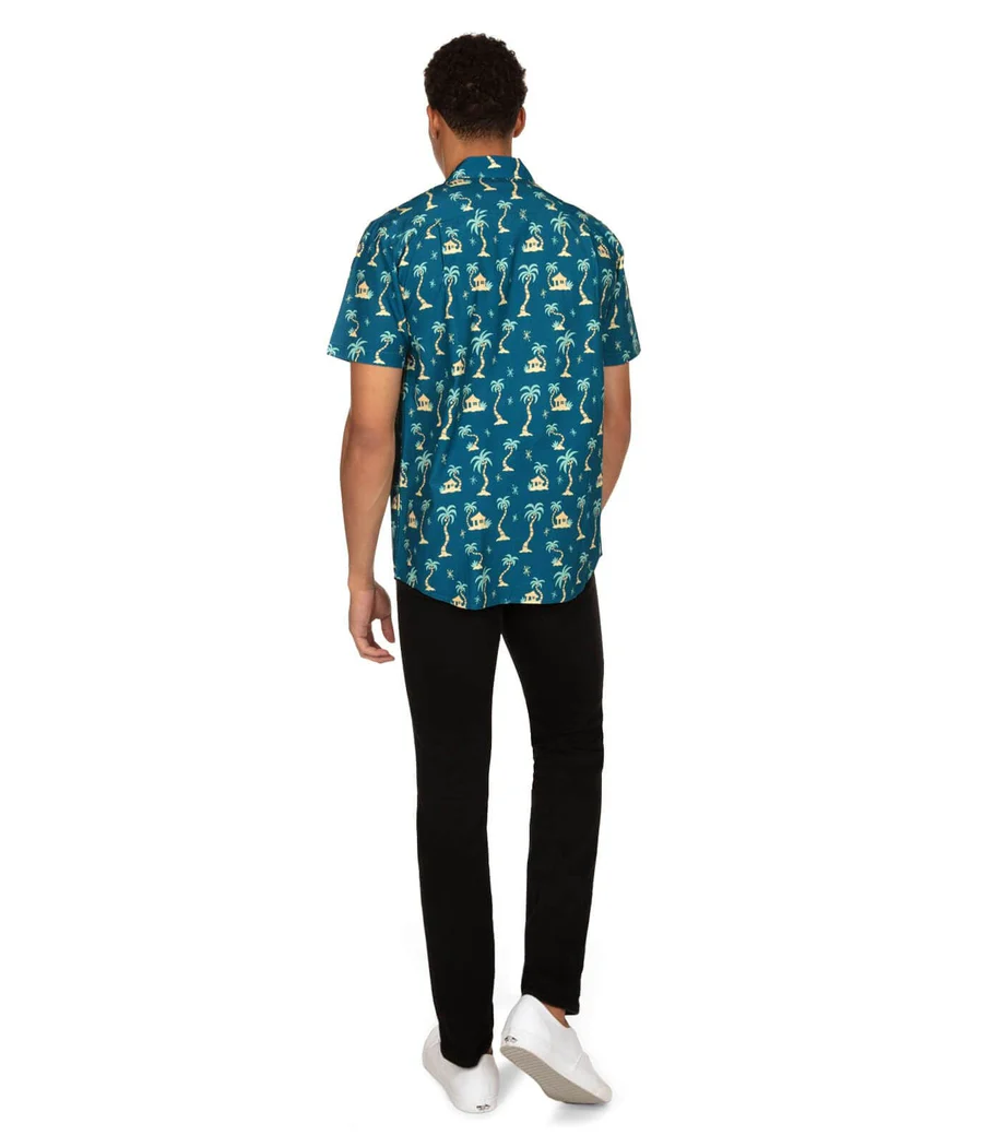 Men's Beach House Hawaiian Shirt - Image 3
