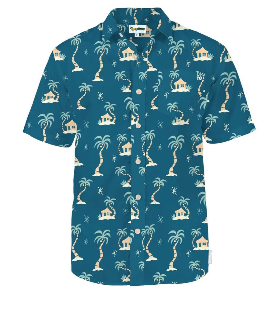 Men's Beach House Hawaiian Shirt - Image 4