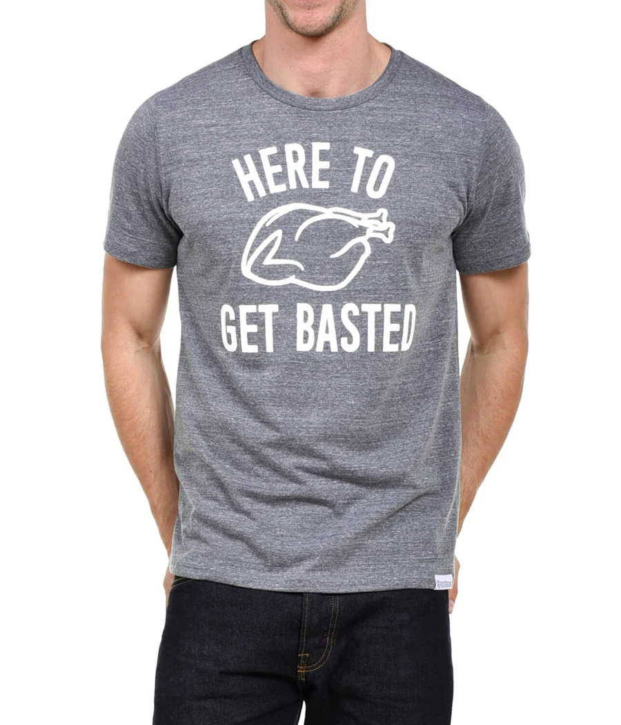 Men's Here to Get Basted Tee - Image 2