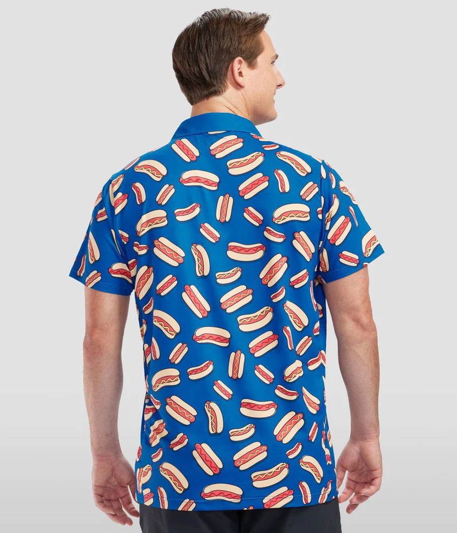 Men's Hot Dog Disc Golf Polo - Image 3