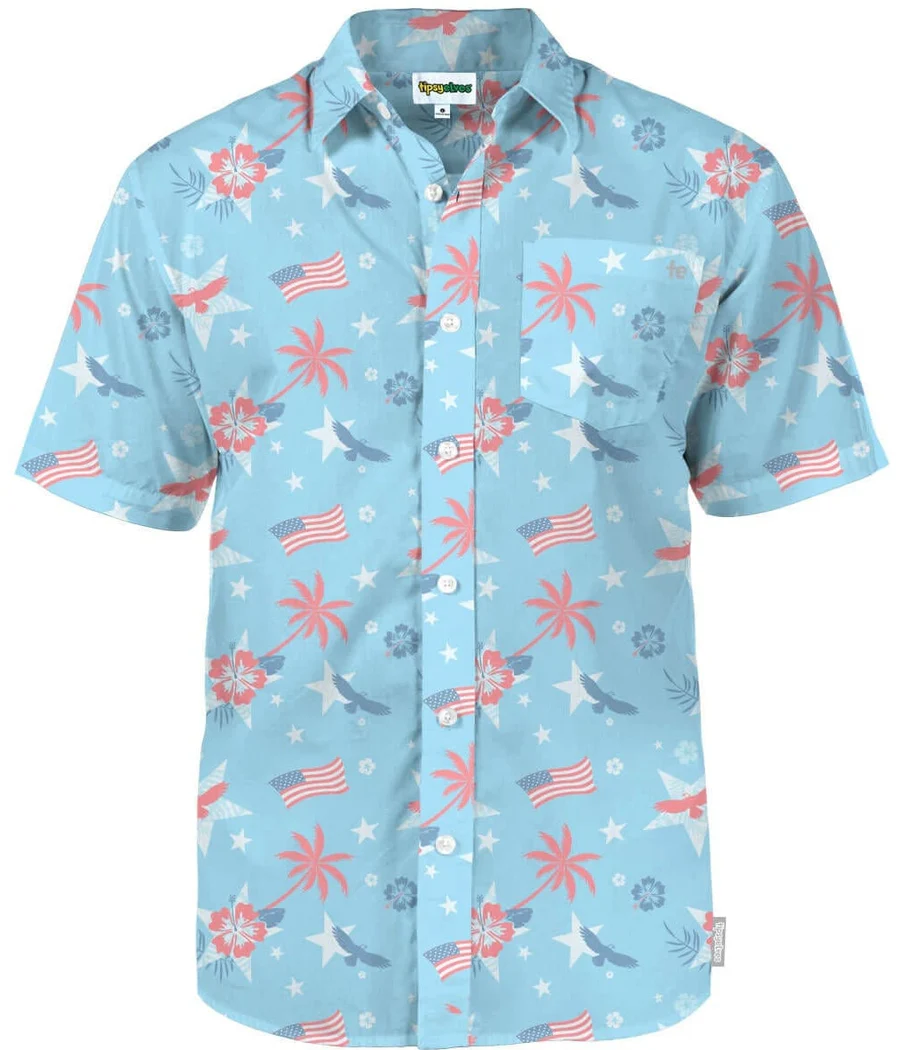 Men's Island of the Free Button Down Shirt - Image 5