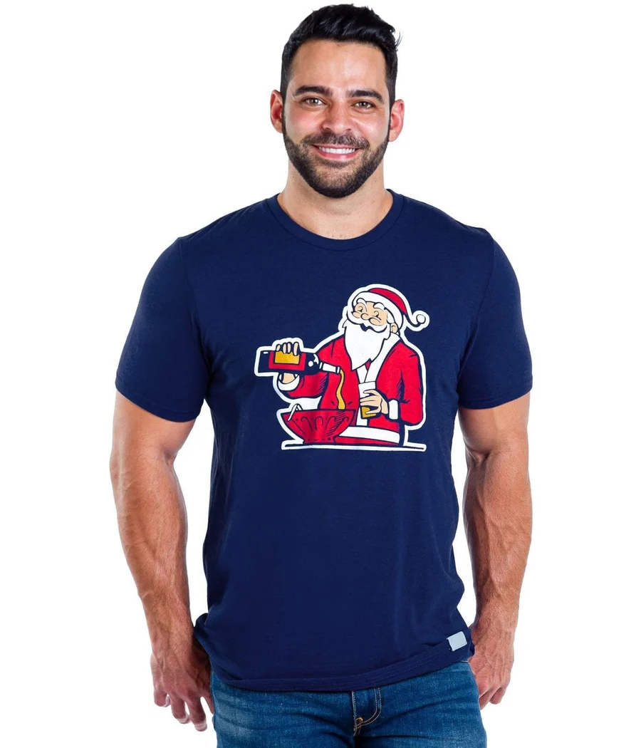 Men's Jingle Juice Santa Tee - Image 2