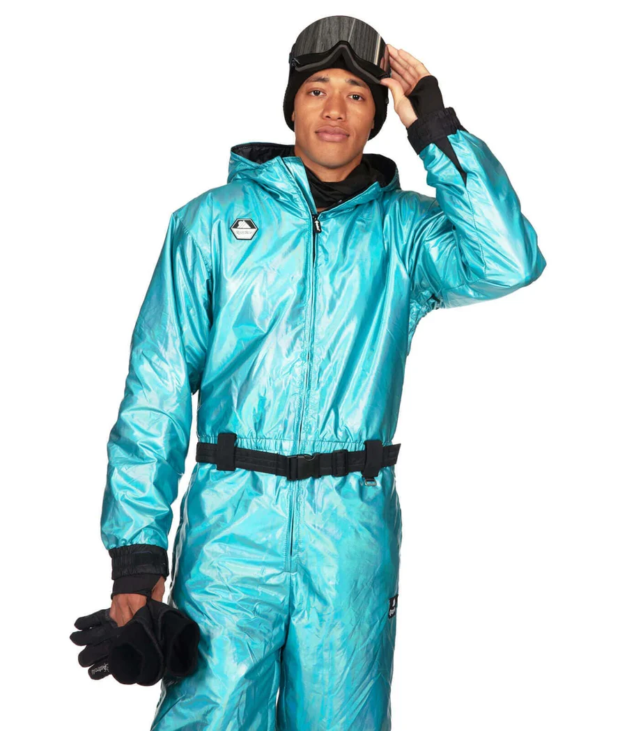 Men's Blue Breakthrough Ski Suit - Image 3