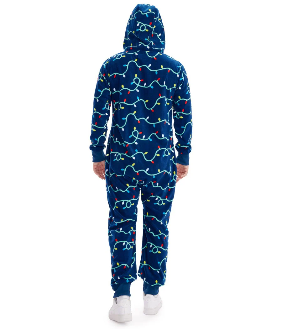 Men's String of Lights Light Up Jumpsuit - Image 2