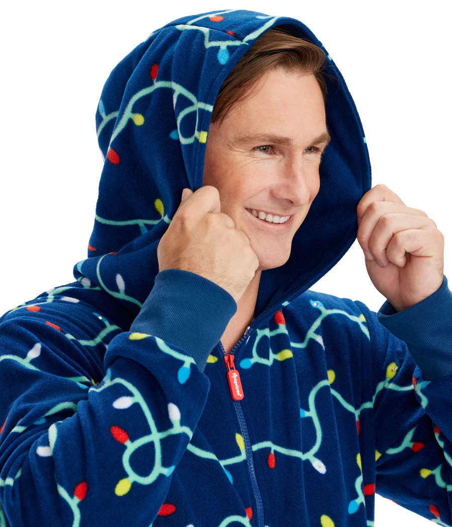 Men's String of Lights Light Up Jumpsuit - Image 3