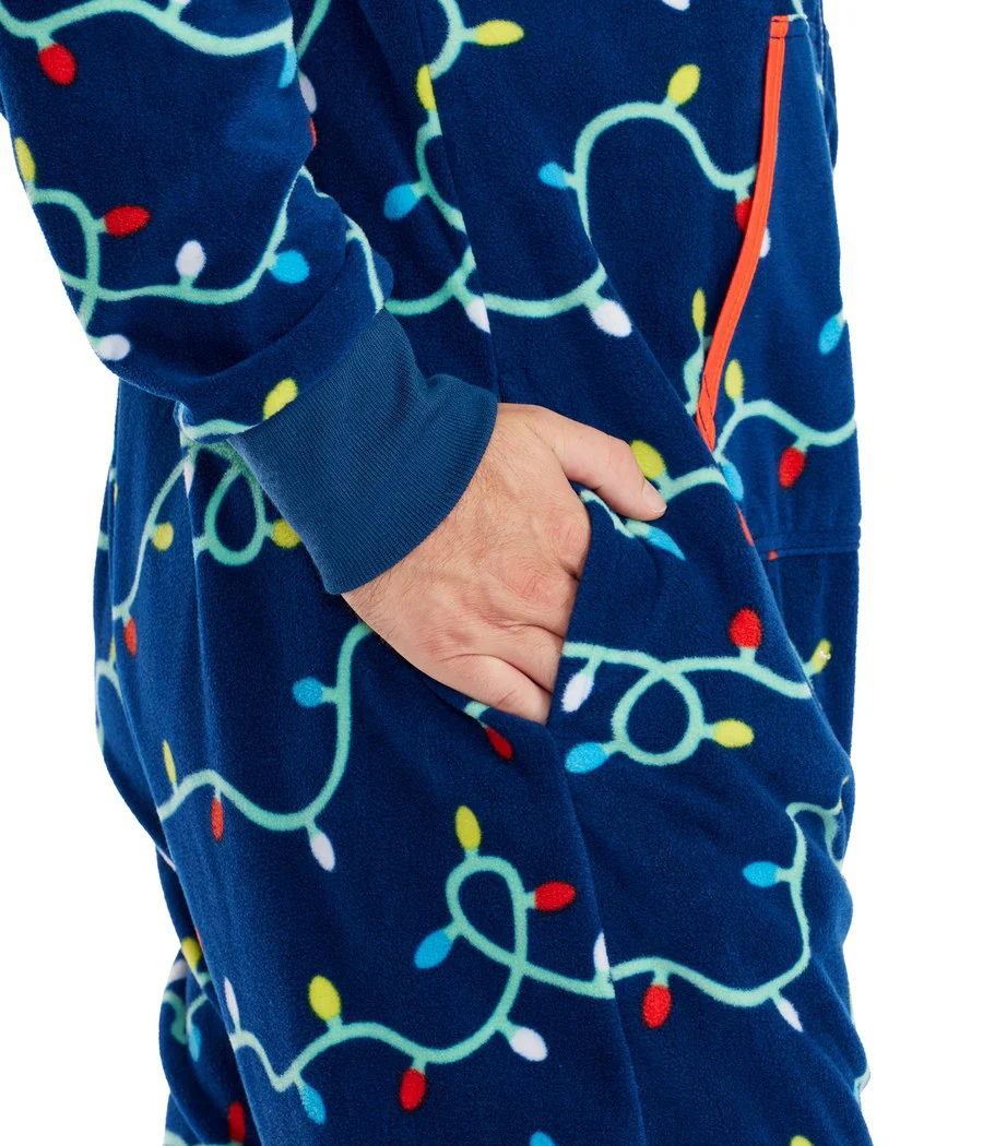 Men's String of Lights Light Up Jumpsuit - Image 4