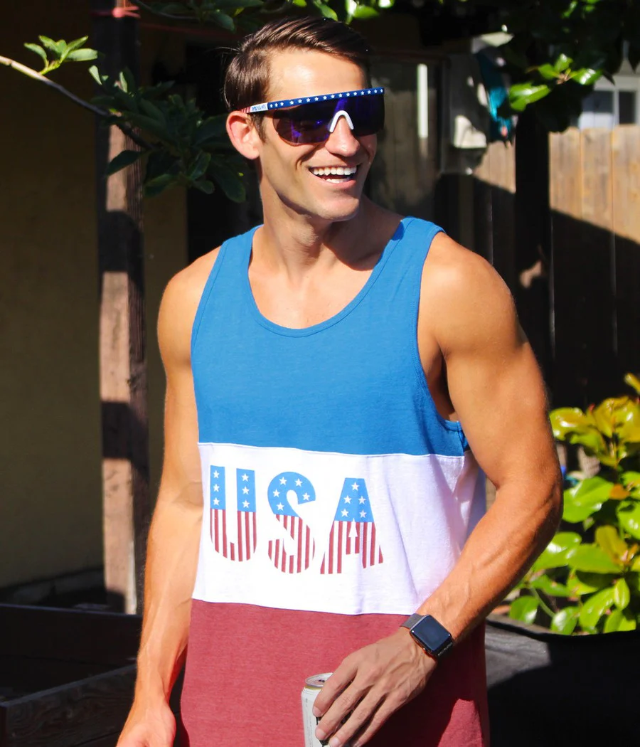 Men's Live Free USA Tank Top - Image 2