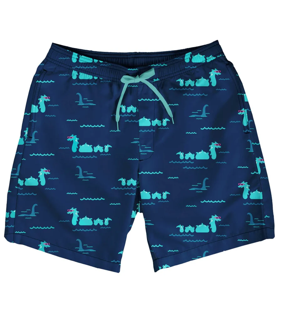 Nothin' But Nessy Stretch Swim Trunks - 7.5" Inseam - Image 5