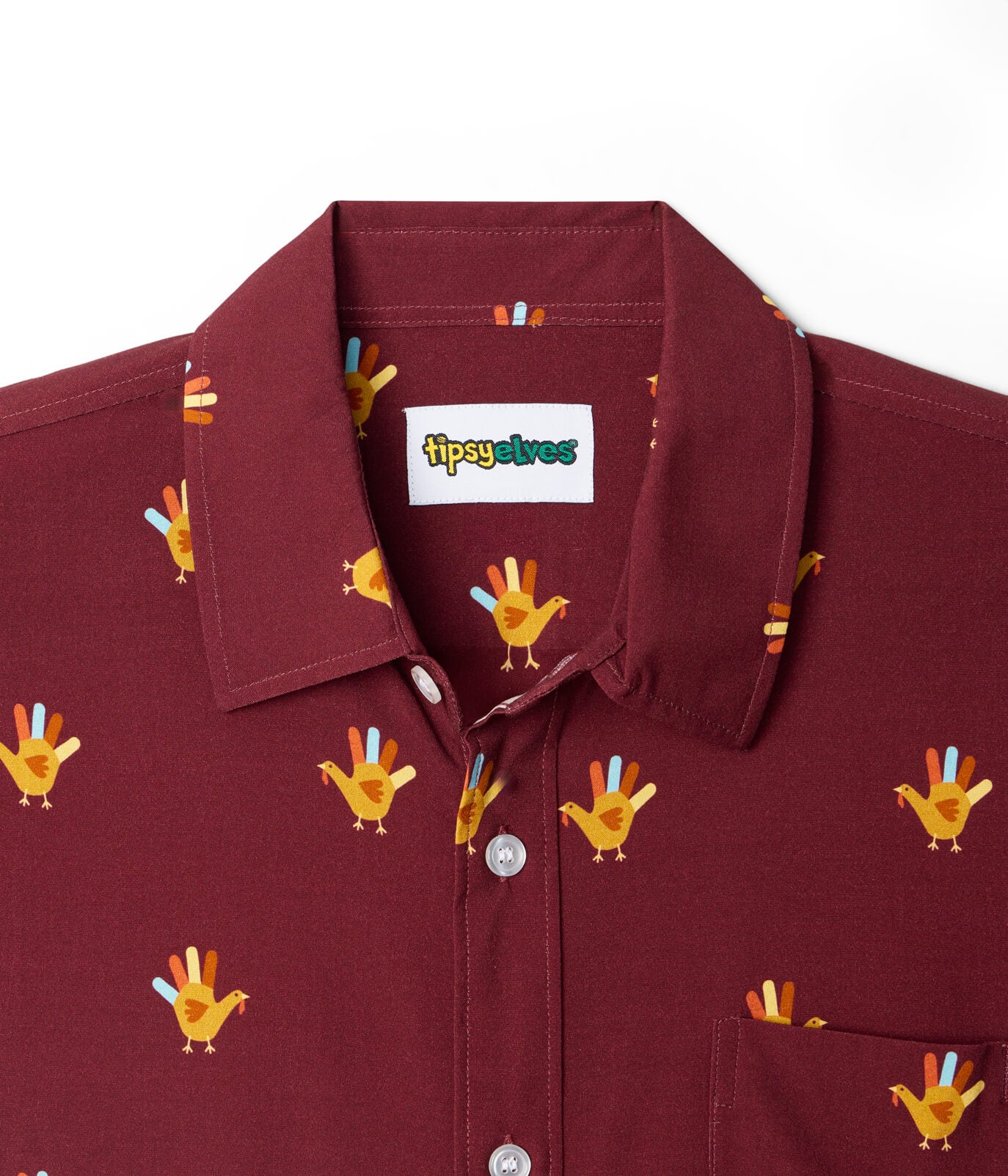 Men's Handy Thanksgiving Button Down Shirt - Image 4