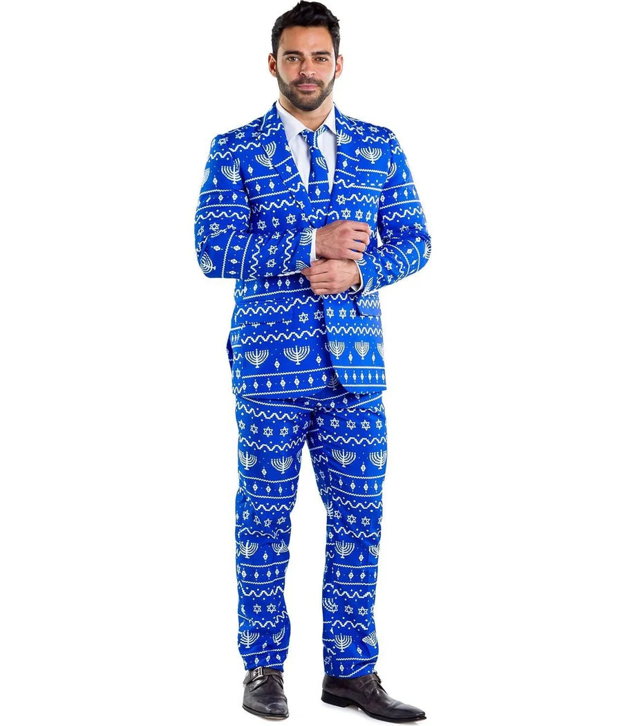 The Lit Menorah Blazer w/ Tie - Image 3