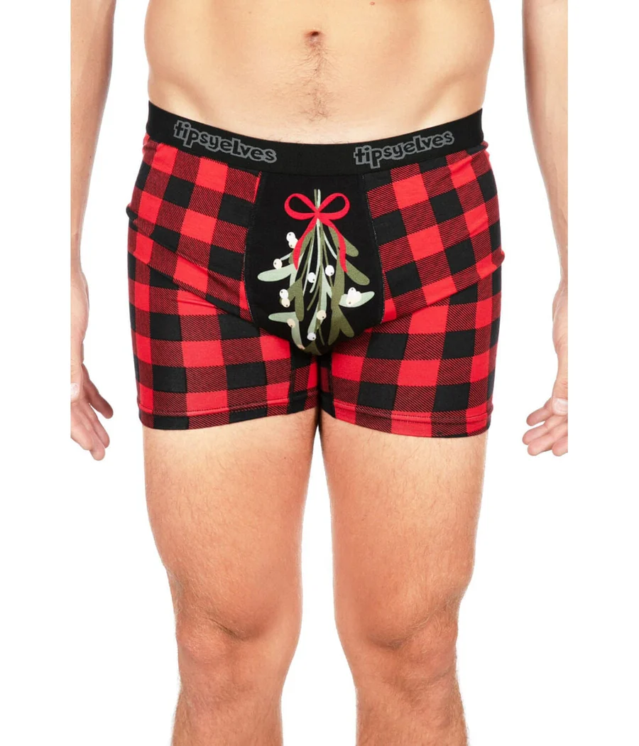 Men's Mistletoe Boxer Briefs - Image 2